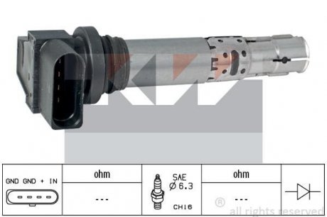 Котушка запалення KW 470474