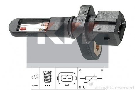 Датчик температури впускного повітря KW 494001
