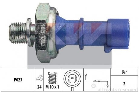 Датчик тиску мастила KW 500163