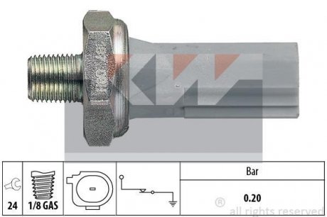 Датчик тиску мастила KW 500187