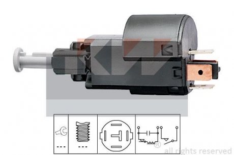 Вимикач ліхтаря сигналу гальма KW 510156 (фото 1)