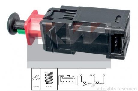 Вимикач ліхтаря сигналу гальма KW 510208