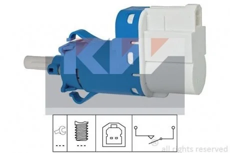 Вимикач ліхтаря сигналу гальма KW 510237