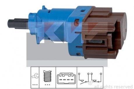 Вимикач ліхтаря сигналу гальма KW 510247 (фото 1)