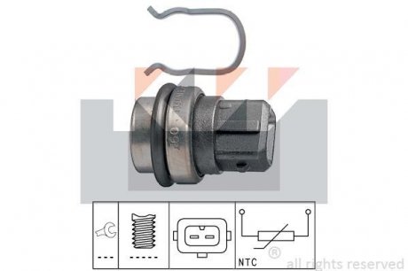 Датчик температури рідини охолодження KW 530086