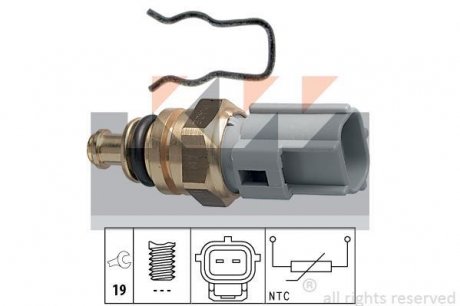Датчик температури рідини охолодження. Датчик, температура охлаждающей жидкости. Датчик, температура охлаждающей жидкости KW 530285