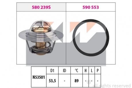 Термостат системи охолодження KW 580290