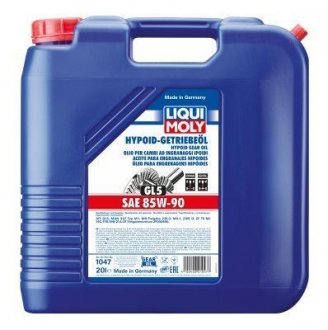 Масло трансмиссионное Hypoid-Getriebeol GL5 85W-90 20L LIQUI MOLY 1047