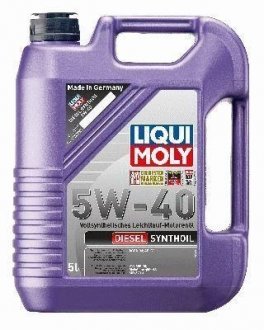 Л DIESEL SYNTHOIL 5W-40 олива двигуна ACEA A3/B4, API CF, BMW Longlife-98 | MB 229.3 | VW 505 00 LIQUI MOLY 1341