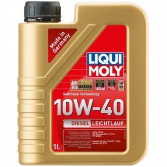 Л DIESEL LEICHTLAUF 10W-40HD масло моторне диз.півс. LIQUI MOLY 1386 (фото 1)