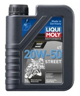 OLEJ LQM MOTORBIKE 4T 20W-50 STREET 1L LIQUI MOLY 1500