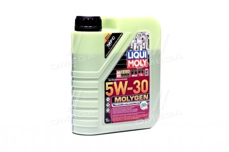 Л MOLYGEN NEW GENERATION 5W-30 масло мотор.синтетичне ACEA C3, API SN, ACEA C2, GM LL A-025, Hyunda LIQUI MOLY 21224 (фото 1)