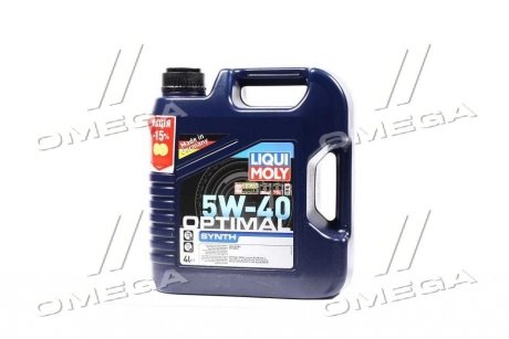 Л OPTIMAL SYNTH 5W-40 масло моторне синтетичне LIQUI MOLY 3926