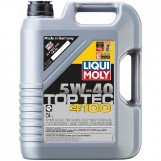 Мастило моторне TopTec 4100 5W-40 5L LIQUI MOLY 7501