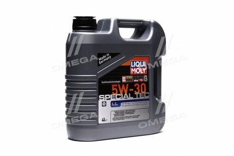 Масло моторн. Leichtlauf Special LL 5W-30 API SL/CF, ACEA A3-04/B4-04 (Канистра 4л) LIQUI MOLY 7654