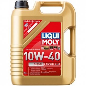 Мастило моторне Diesel Leichtlauf 10W-40 5L LIQUI MOLY 8034