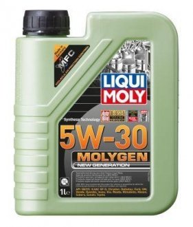 Л Molygen New Generation 5W-30 НС-синтетичне моторне масло (для азійських і американських авто) API LIQUI MOLY 9047