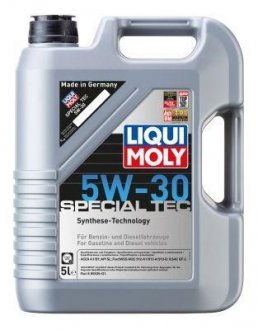 Л SPECIAL TEC олива двигун. 5W-30 FORD, MAZDA ACEA A1/B1, API SL | Ford WSS-M2C 912-A1 | Ford WSS-M LIQUI MOLY 9509