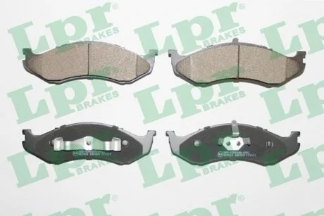 Комплект гальмівних колодок з 4 шт. дисків LPR 05P459