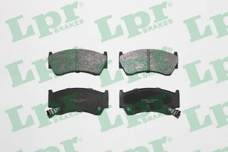 Гальмівні колодки, дискове гальмо (набір) LPR 05P617