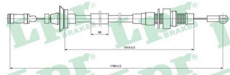 Тросик газа LPR C0005A