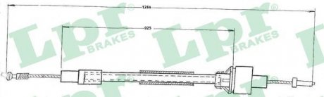 Тросик сцепления LPR C0091C