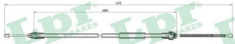 Трос ручного тормоза LPR C0134B