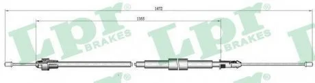 Трос ручного тормоза LPR C0139B