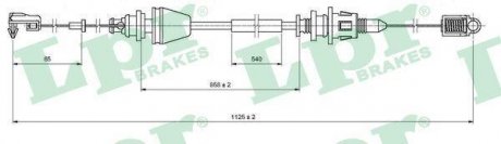 LINKA GAZU RENAULT CLIO II,KANGOO LPR C0146A