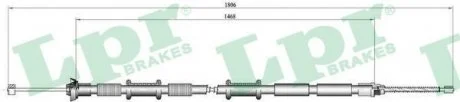 Трос ручного гальма LPR C0168B