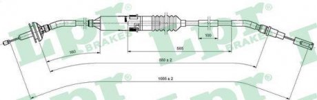 Трос сцепления LPR C0257C