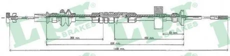 Трос зчеплення LPR C0273C