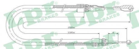 Трос ручного гальма LPR C0399B