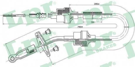 LINKA SPRZ. FIAT SIENA,PALIO 1,2-1,6 LPR C0412C (фото 1)