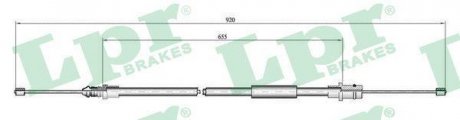 Трос ручного гальма LPR C0798B