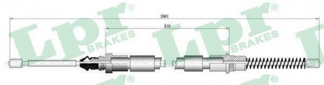 Трос ручного тормоза LPR C0836B