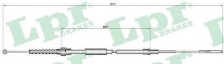 Трос ручного тормоза LPR C0942B