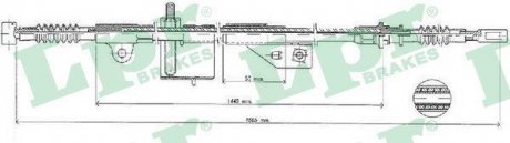 LINKA HAM. NISSAN PRIMERA (P11)/PRIMERA HATCHBACK (P11)/PRIMERA TRAVELL LPR C1052B