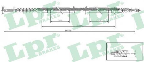 LINKA HAM. FIAT BRAVO I (182)/MAREA (185)/MAREA WEEKEND (185) LPR C1238B