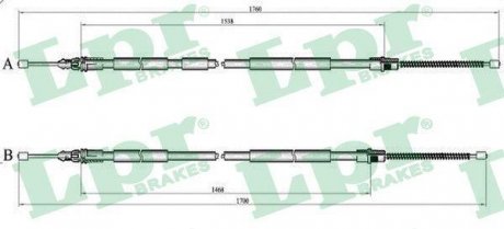 LINKA HAM. RENAULT ESPACE III (JE0_) LPR C1424B (фото 1)