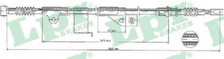 LINKA HAM. NISSAN PRIMERA (P11)/PRIMERA HATCHBACK (P11)/PRIMERA TRAVELL LPR C1487B