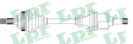 Приводной вал LPR DS16156