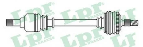 Фото 1 - приводной вал LPR DS52515 Приводной вал LPR DS52515 (фото 1)