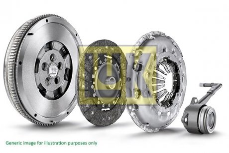 Комплект сцепления FORD MONDEO 1,8-2,0 16V 02-07 DMF LuK 600027100