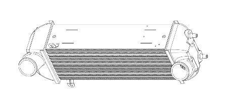 Радиатор интеркулера SORENTO (09-)/SANTA FE (12-) 2.0/2.2CRDI LUZAR LRIC 082F0
