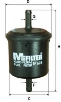 Фільтр палива M-FILTER BF675