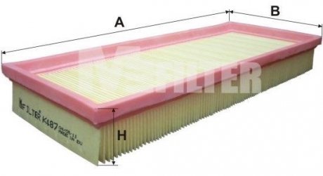 Фільтр повітряний M-FILTER K487