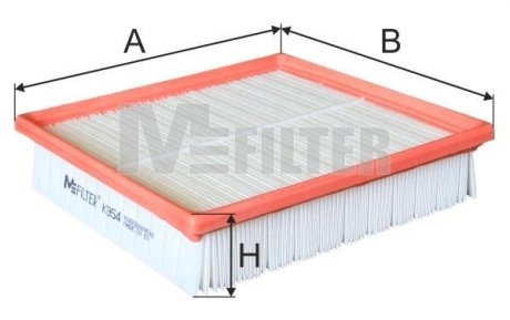Фільтр повітряний M-FILTER K954