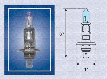 Автолампа (4000k) MAGNETI MARELLI 002601100000