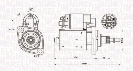 Стартер MAGNETI MARELLI 063720619010